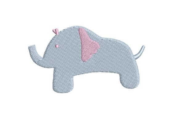 Minimalist Baby Elephant Embroidery Review
