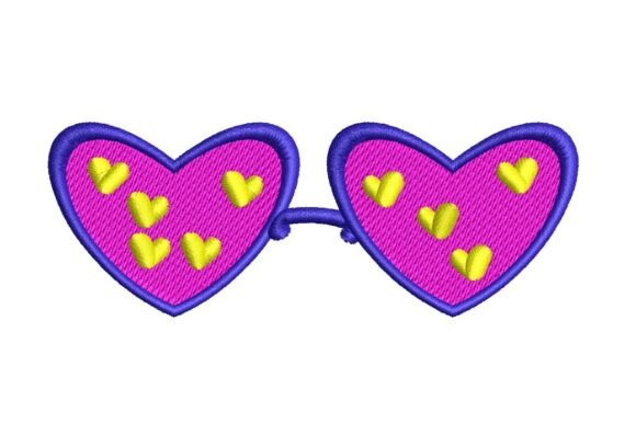 Retro 80s Heart Sunglasses Embroidery Review