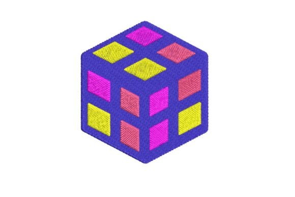 Retro 80s Puzzle Cube Embroidery Review