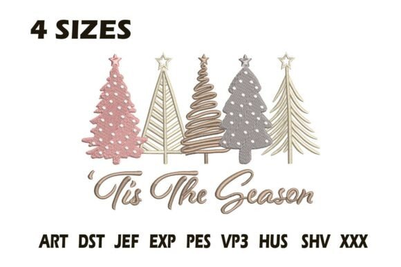 Review: Christmas Trees Embroidery Design for Real Projects