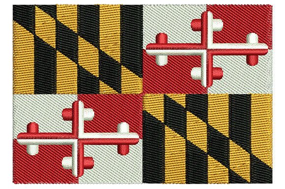 Review: Maryland State Flag Embroidery for Sweatshirts