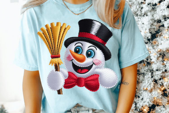 Review: Tufted Snowman Broom PNG for Holiday Crafts