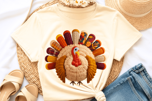 Reviewing Cozy Turkey Embroidery PNG for Fall Apparel