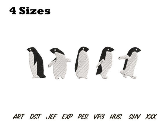 Reviewing Cute Walking Penguins Embroidery for Gifts