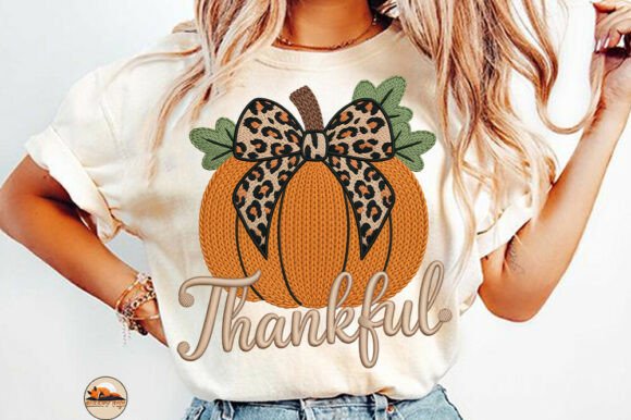 Reviewing Faux Embroidery Preppy Pumpkin Shirt Png