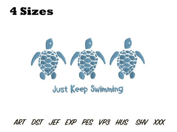 Reviewing Just Keep Swimming Embroidery for Real Projects