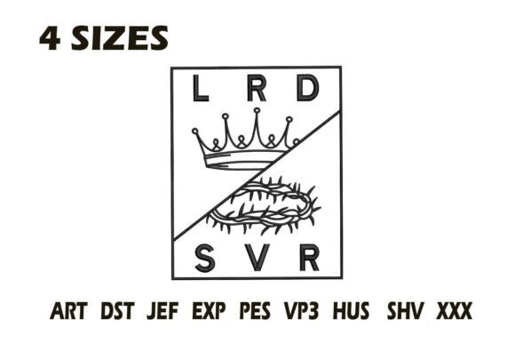 Reviewing the Lord and Savior Crown Embroidery Design